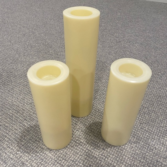 Pottery Barn Accents Pottery Barn Outdoor Plastic Candles Poshmark